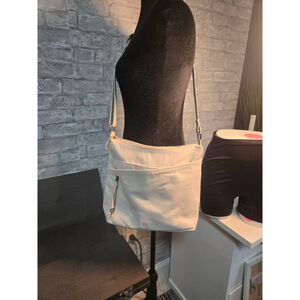 Women's Great American Leather Works Off-White Crossbody Bag One Size